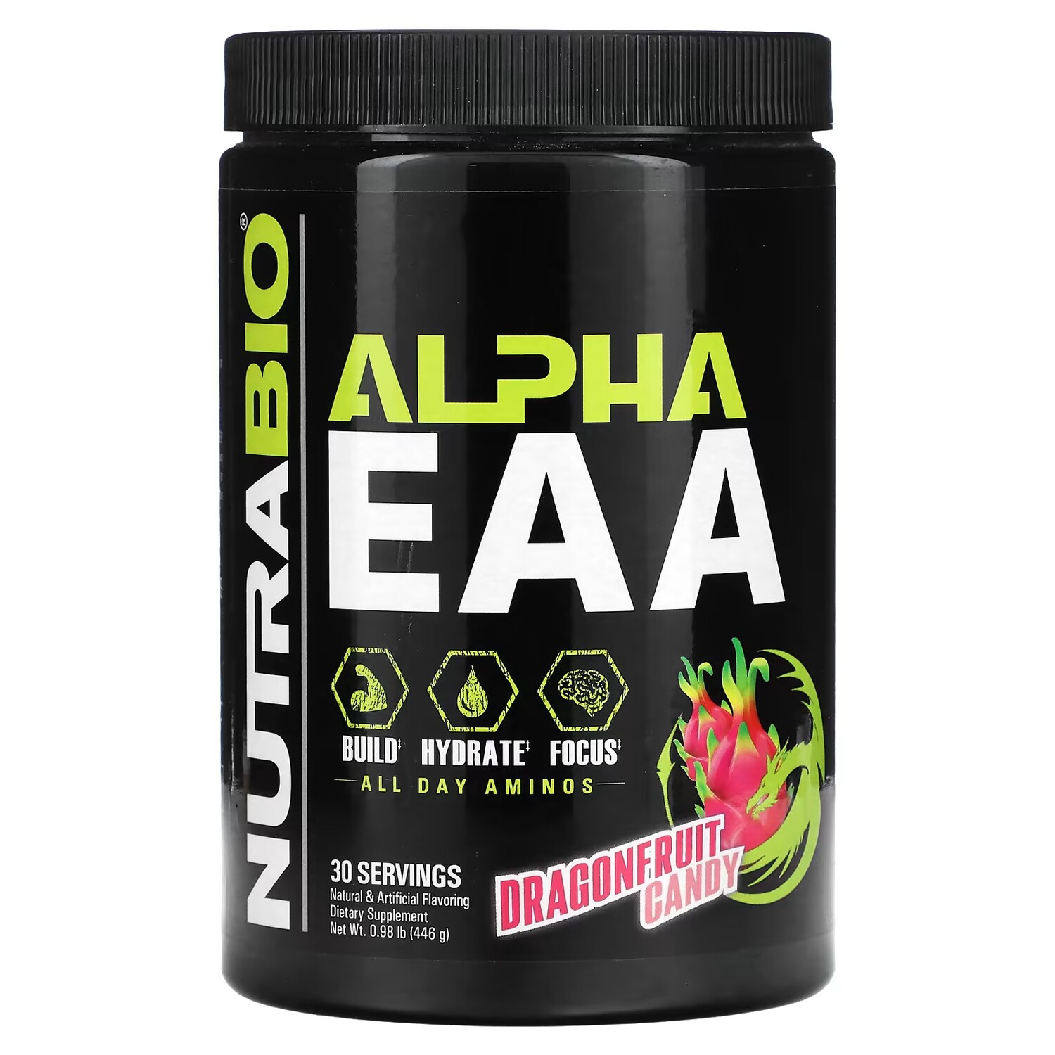 

Конфеты NutraBio Alpha EAA из драконьего фрукта, 446 г