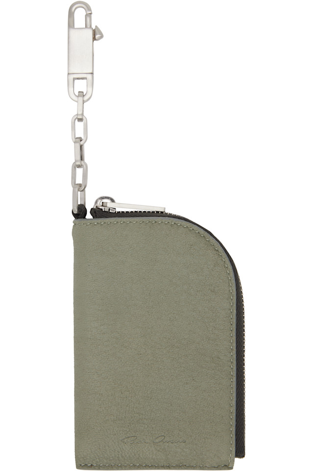 

Кошелек Hollywood hook Rick Owens, цвет celadon