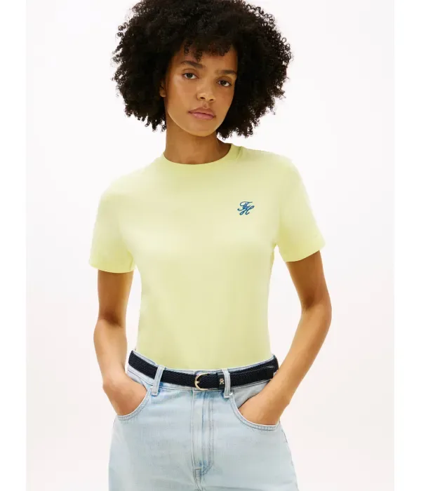 Футболка regular fit Tommy Hilfiger, лаймовый