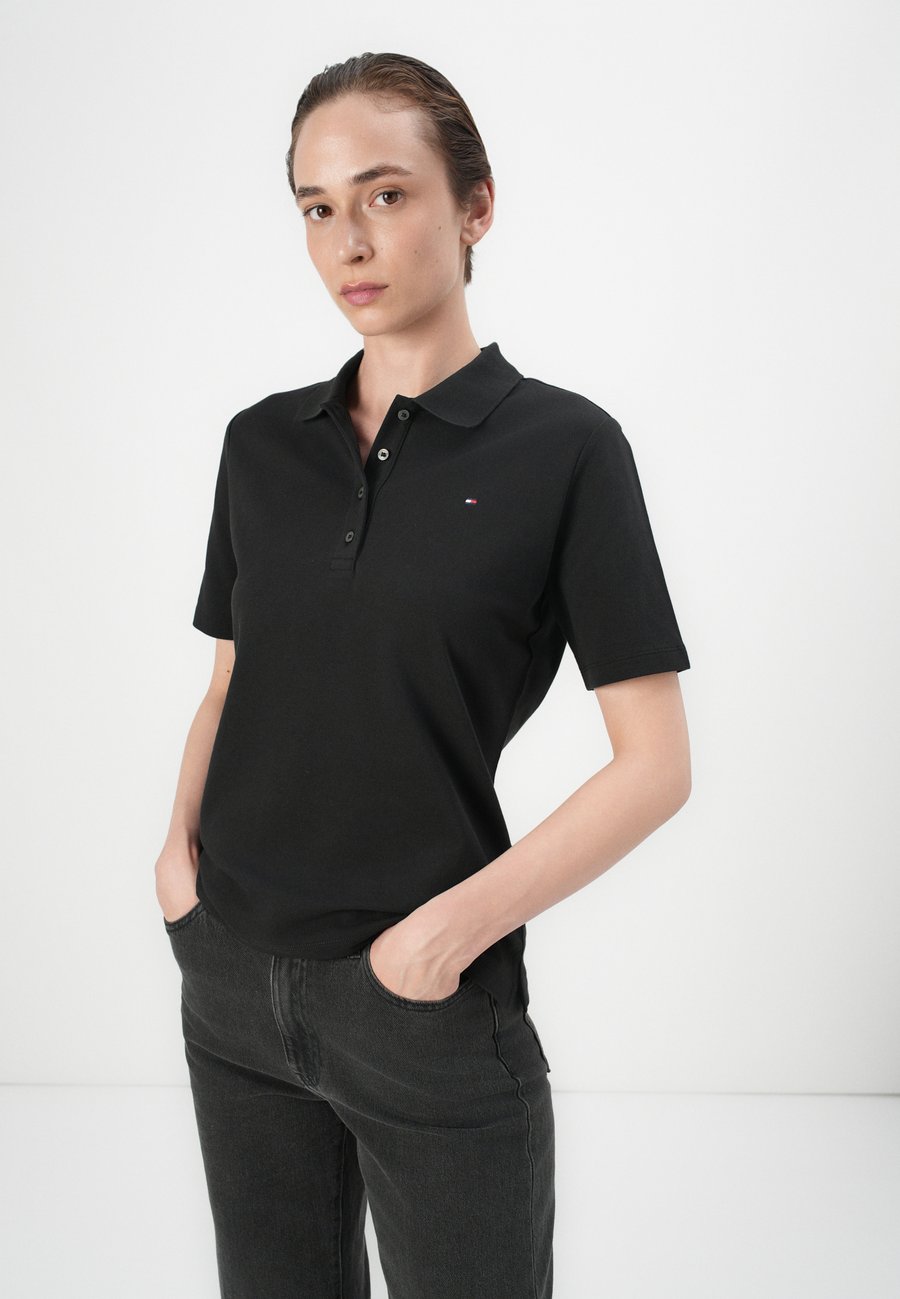 Поло Tommy Hilfiger Polo shirt, Black — фото 4