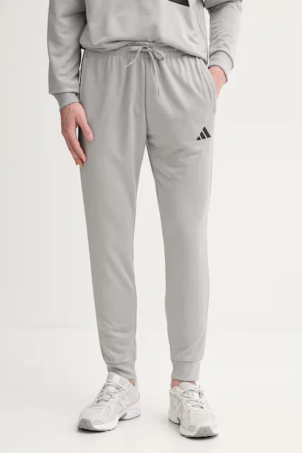 Спортивный костюм из эластичного трикотажа Adidas, серый — фото 3