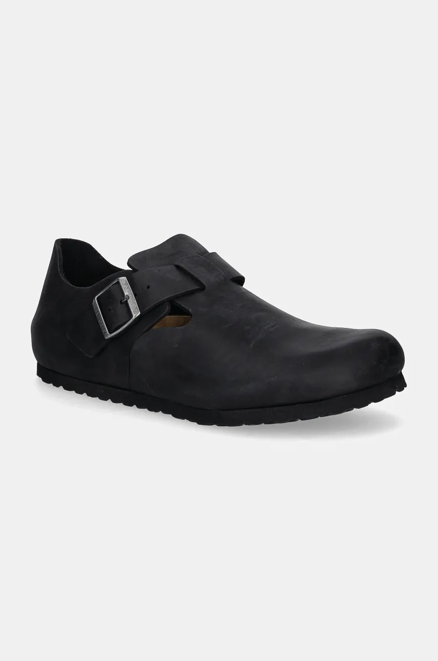 

Туфли из нубука Лондон Birkenstock, черный