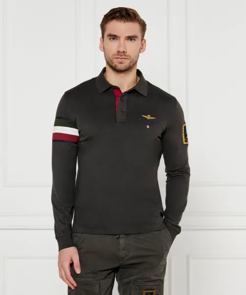 

Футболка поло Regular fit Aeronautica Militare, зеленый