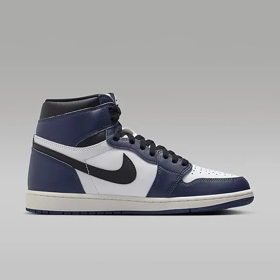 Мужские кроссовки Nike Air Jordan 1 Retro High OG, темно-синий/белый/черный — фото 3