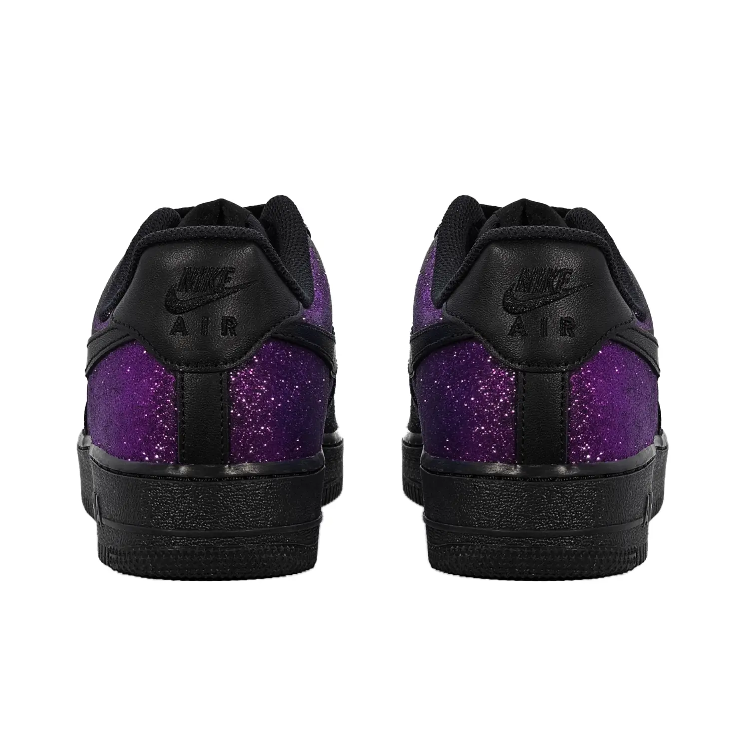 Кроссовки Nike Air Force 1 Skateboarding Shoes Unisex Low-top Purple, черный — фото 3
