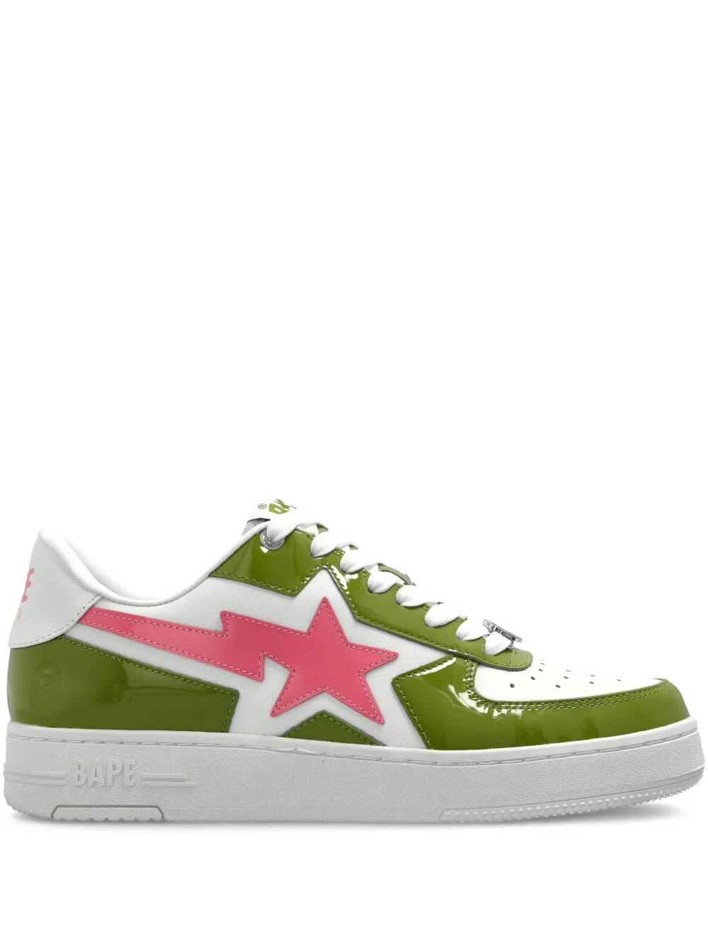 

Кроссовки со звездной нашивкой A BATHING APE, зеленый