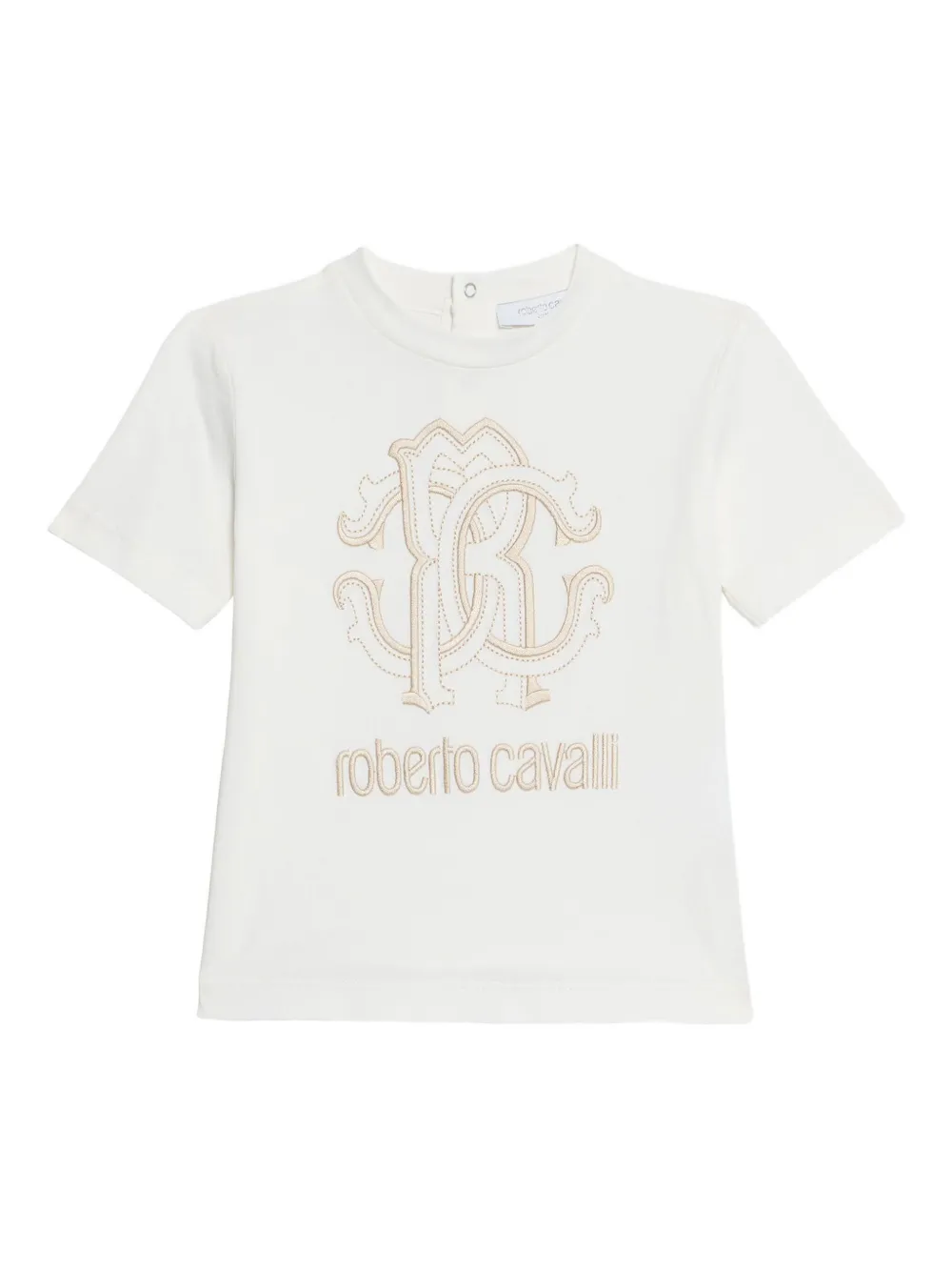 

Футболка RC Monogram Roberto Cavalli Junior, белый