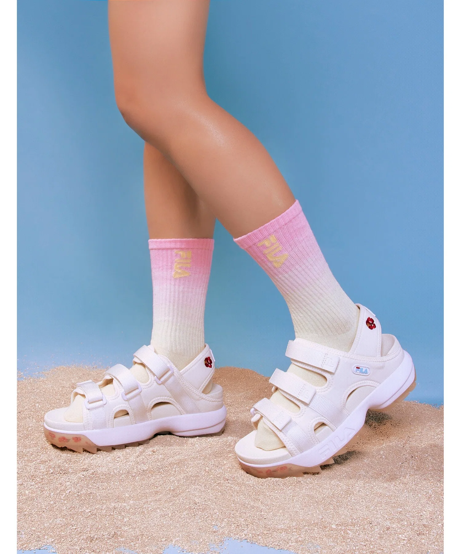 Мужские и женские сандалии FILA DISRUPTOR SD PUFFY U-CITY