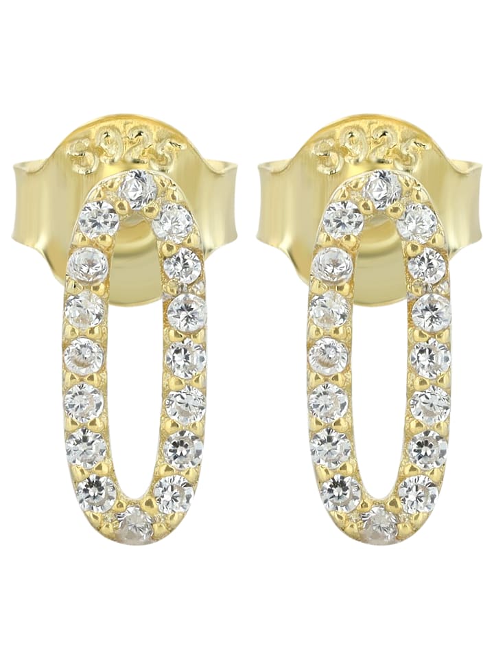 

Adeliás Женские серьги - серьги-гвоздики из серебра 925 пробы с кубическим цирконием в серебряной оправе