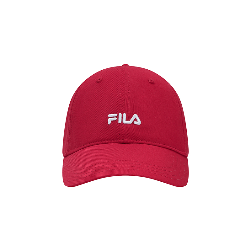 

FILA Оригинальная хлопковая бейсболка унисекс огненно-красная, Fire Red