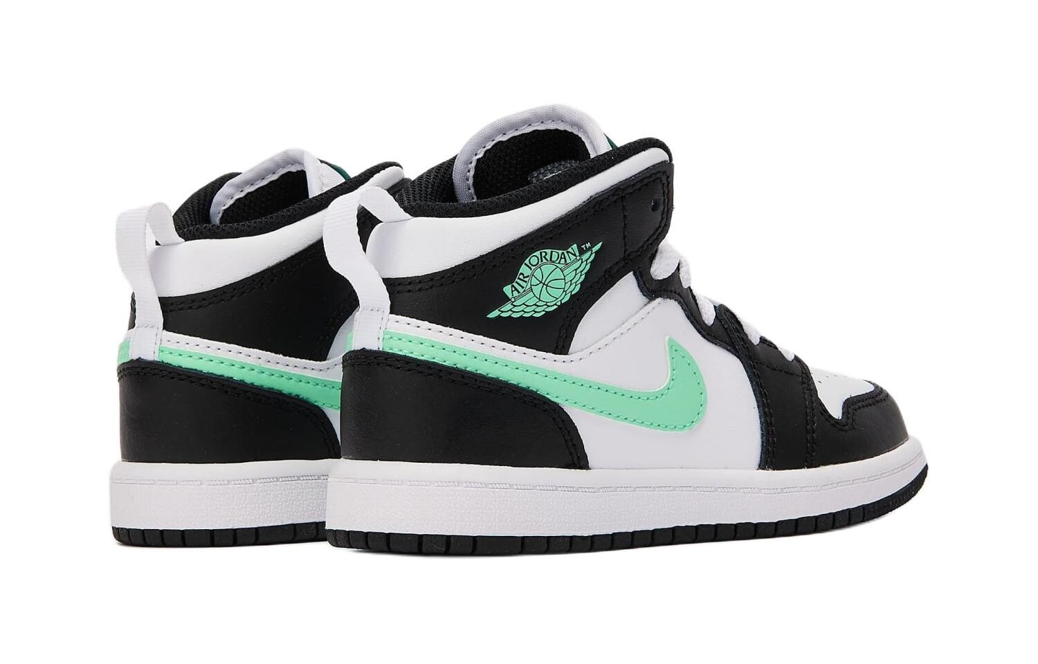 Jordan Air Jordan 1 Детские кроссовки для скейтбординга PS, White/Green — фото 3