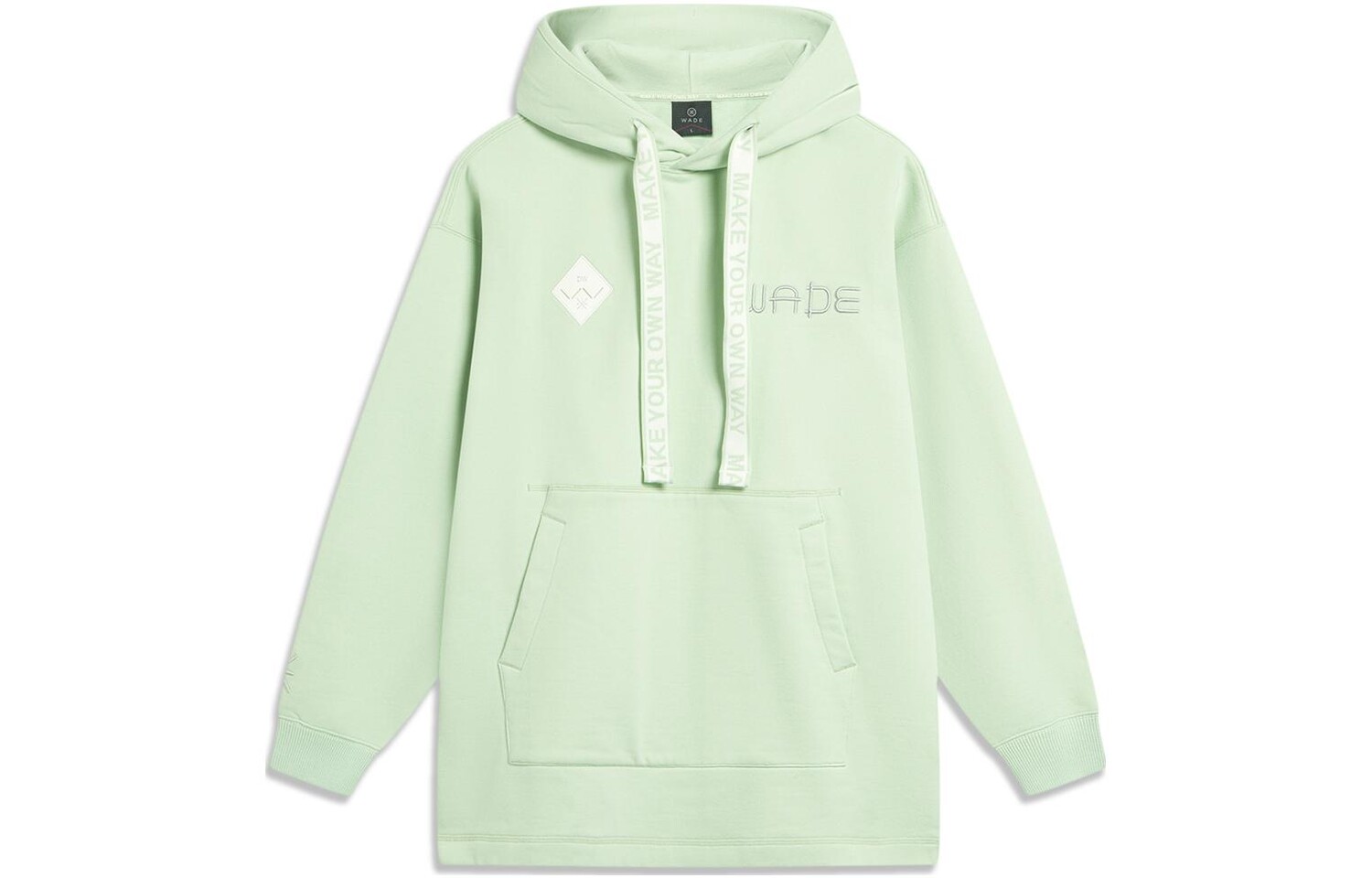 

Свитшот Wade Collection Unisex Bamboo Green Lining, зеленый