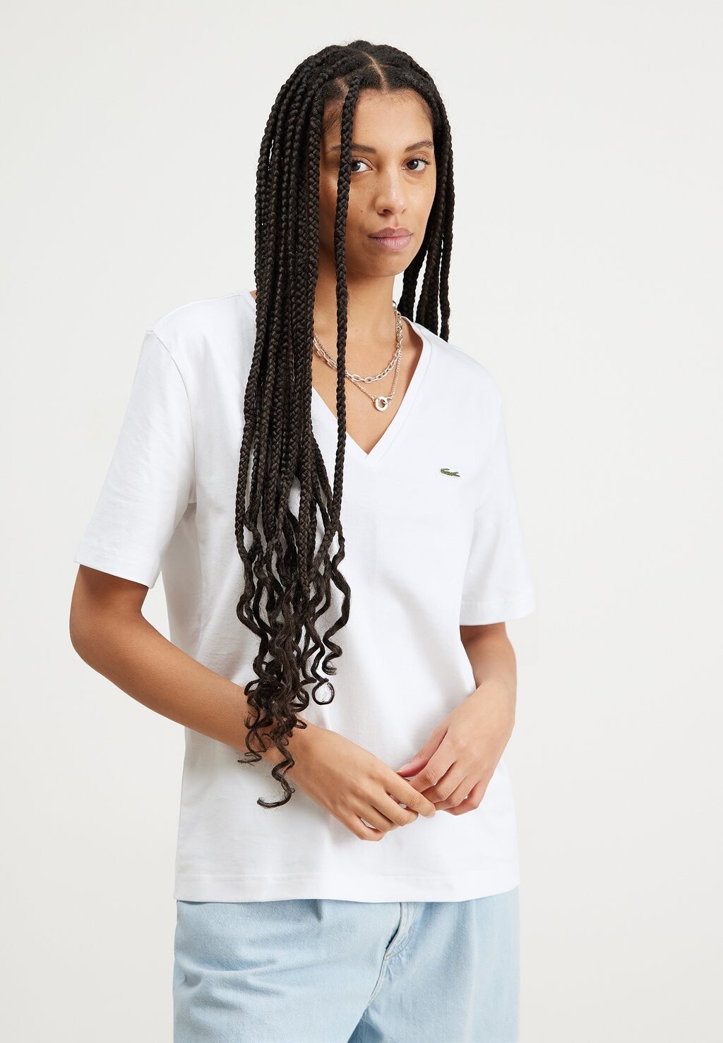 

Базовая футболка Lacoste, белый