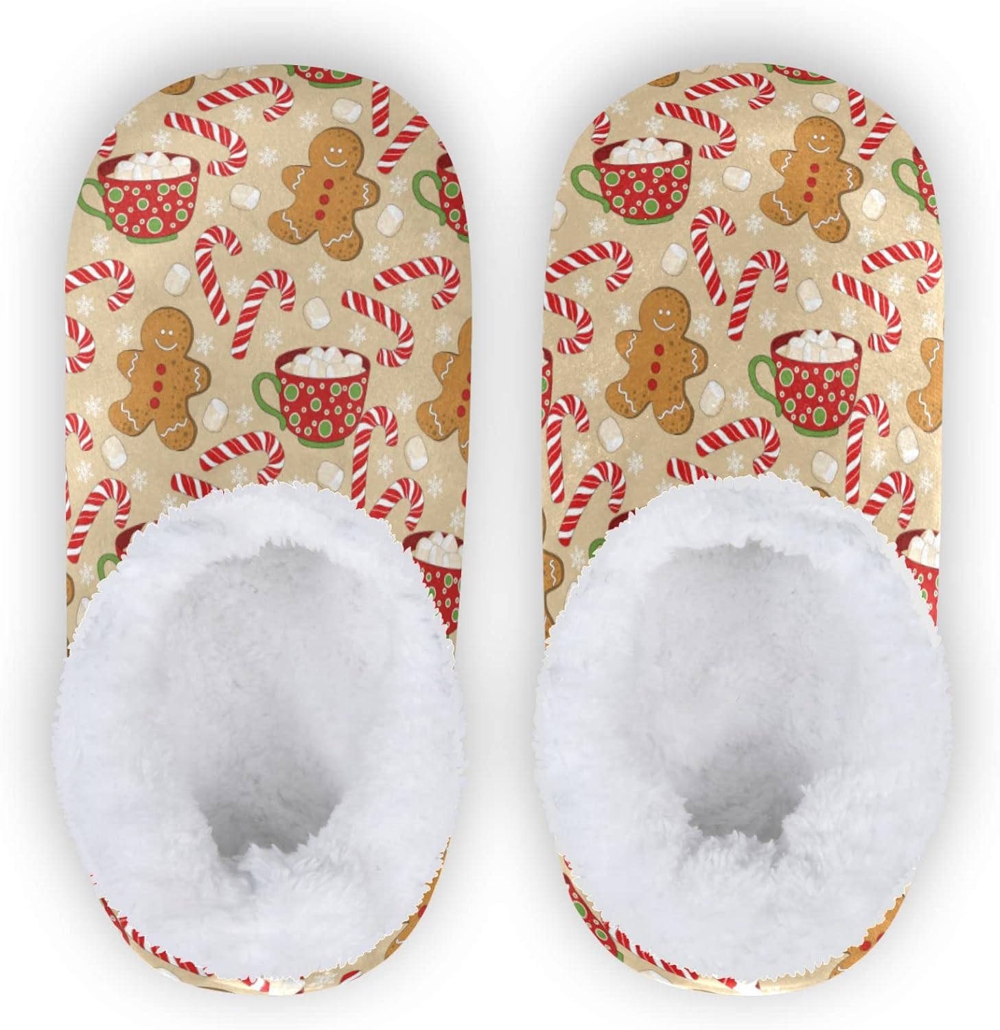 

Детские тапочки Ceiurey для мальчиков и девочек, мягкая подошва с эффектом памяти, домашние тапочки для малышей, нескользящие, для спа, путешествий и дома, зимние тапочки для спальни, рождественские модели: дракон, коала, русалка, пчелы, Gingerb...