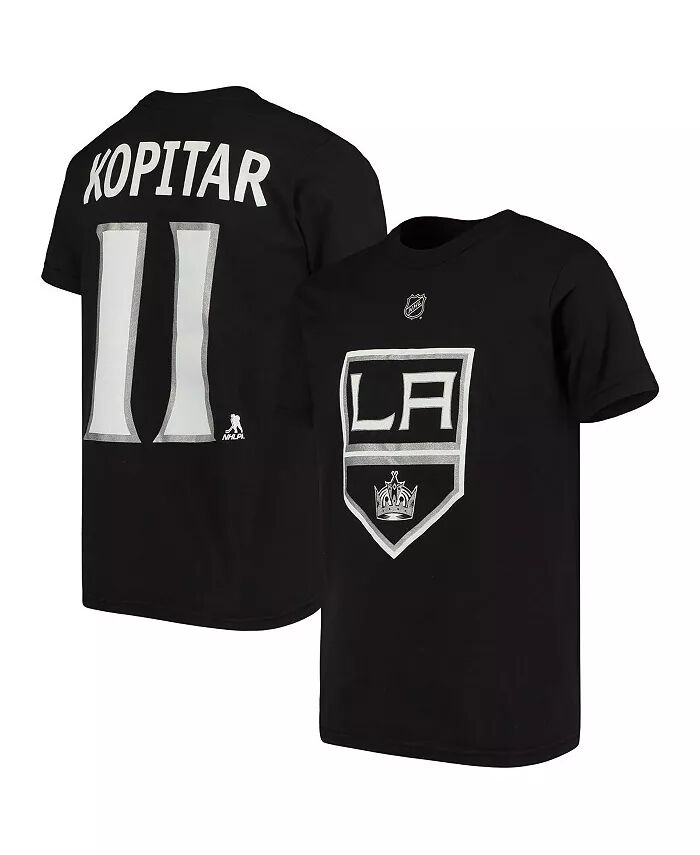 

Футболка с именем и номером игрока команды Big Boys and Girls Anze Kopitar Black Los Angeles Kings Outerstuff