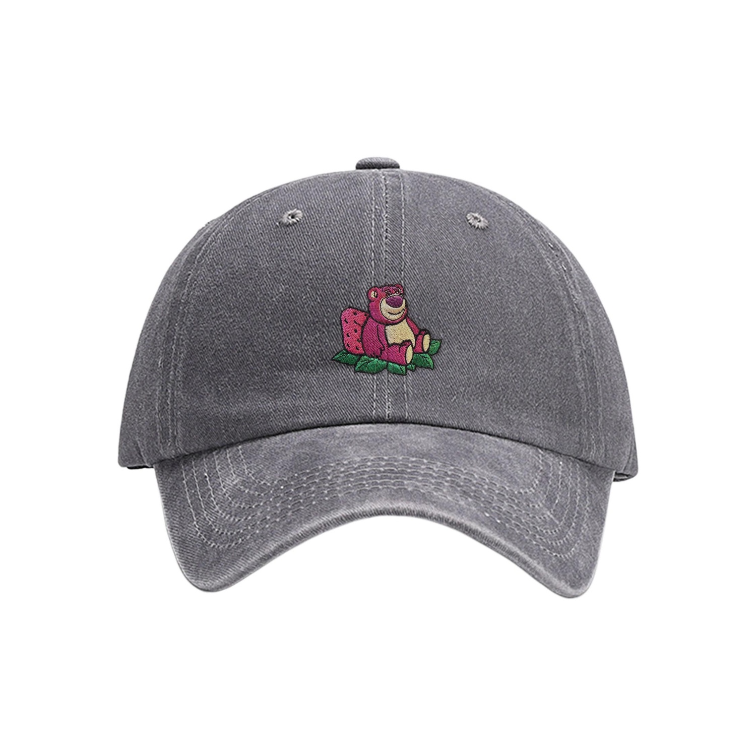 

Disney Бейсболка хлопковая унисекс серии Strawberry Bear, Smoke Gray