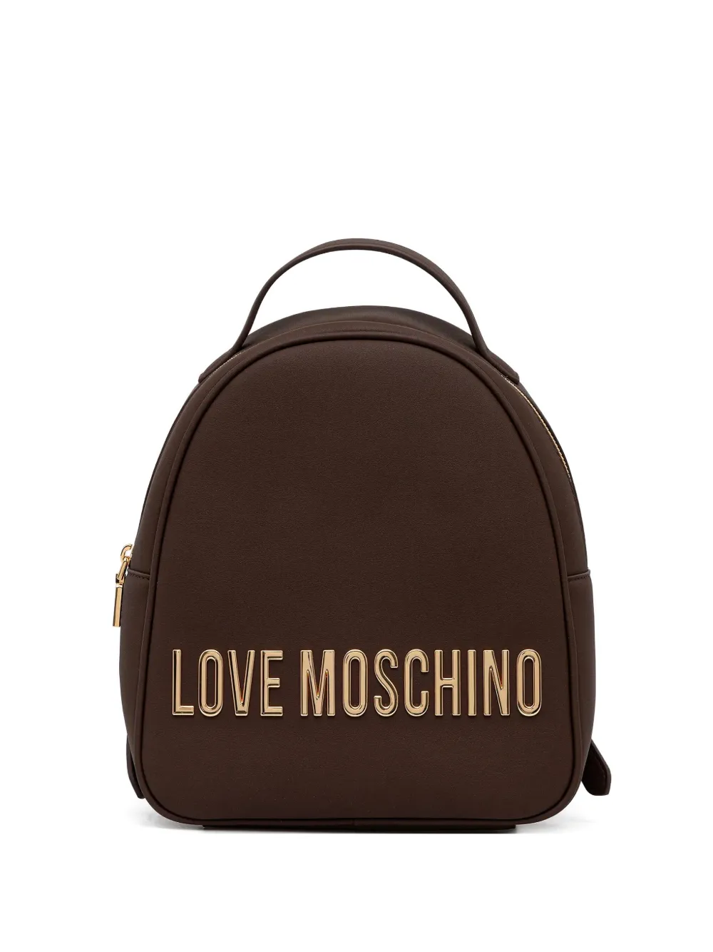 

Рюкзак с логотипом Love Moschino, коричневый