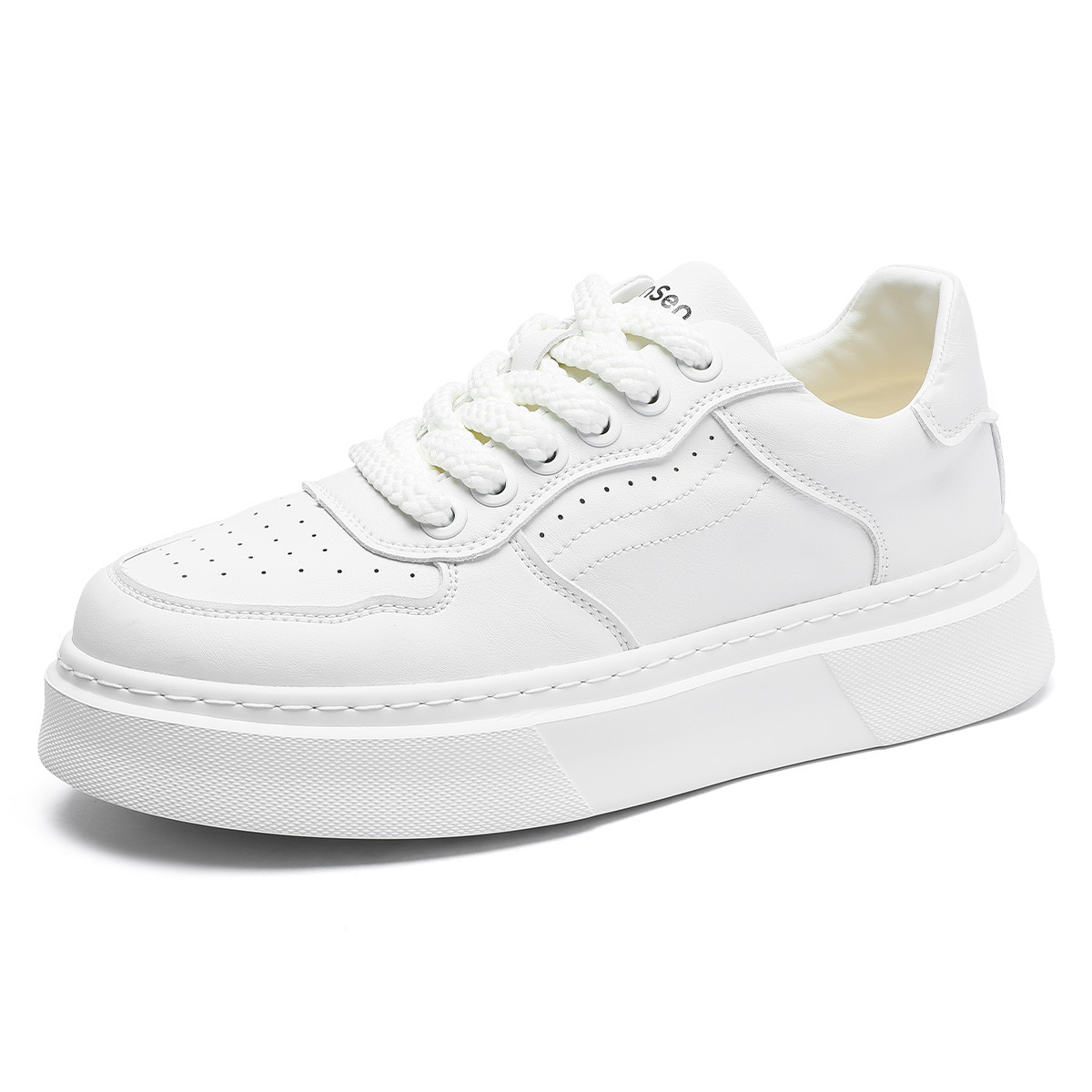 

Износостойкие и легкие низкие мужские кроссовки Mulinsen, White Black