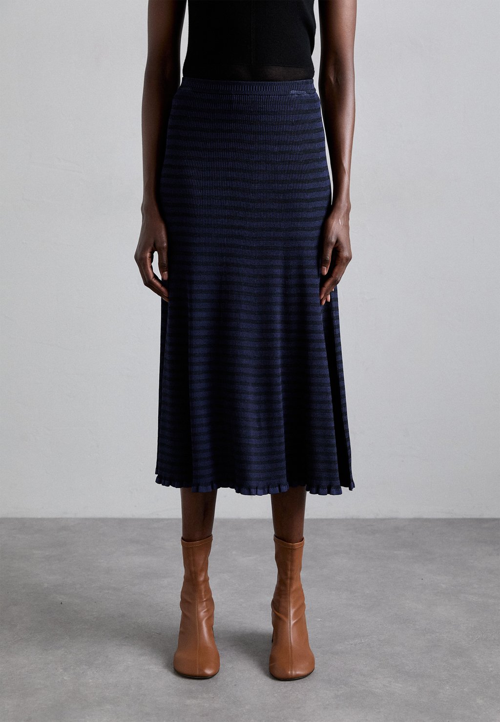 

Юбка А-силуэта STINA SKIRT Proenza Schouler White Label, темно-синий