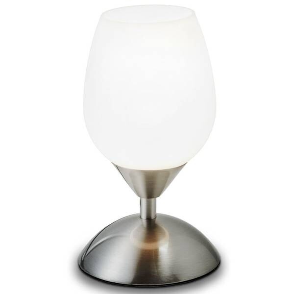 

Настольная лампа B.K. Licht Glas mit Touchdimmer BKL1088 цвет matt-nickel