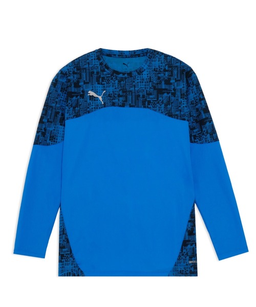 

Мужская футбольная футболка с длинным рукавом PUMA Indiviftbl Pro, синяя