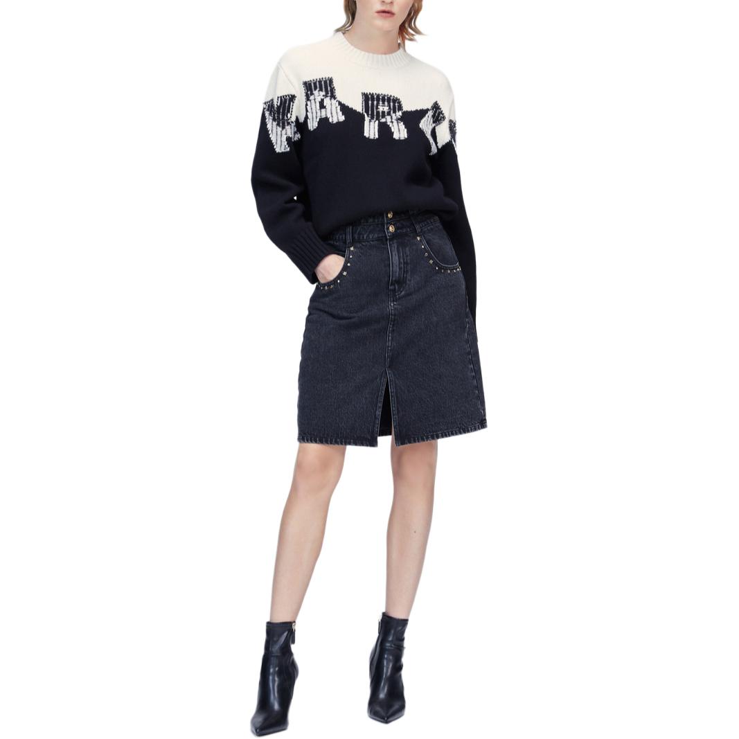 

Джинсовая длинная юбка KARL LAGERFELD женская черная KARL LAGERFELD / Karl Lagerfeld Jeans