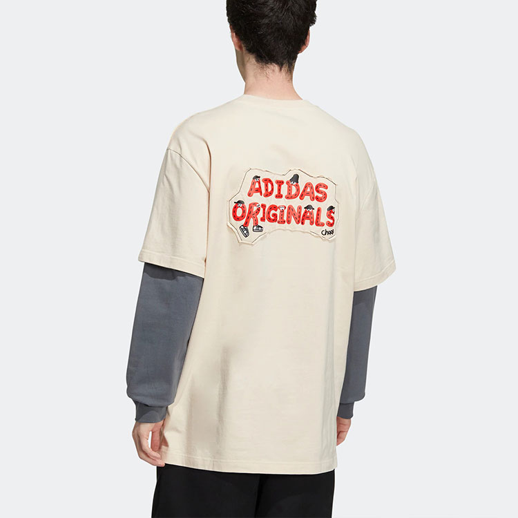 Футболка X Charr унисекс экрю Adidas Originals — фото 4