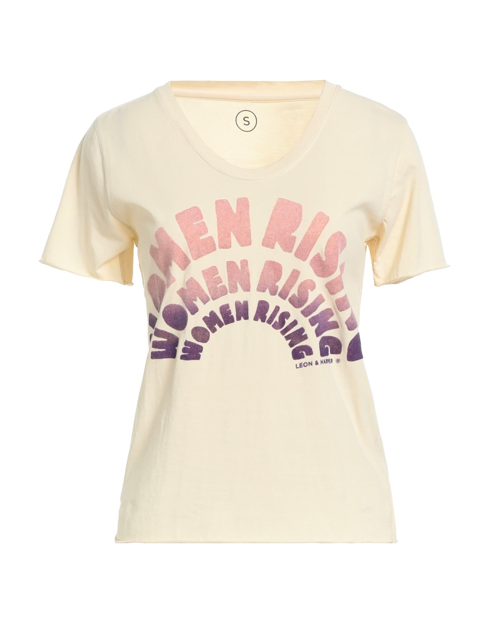 

Футболка Leon & Harper, кремовый, Бежевый, Футболка Leon & Harper, кремовый