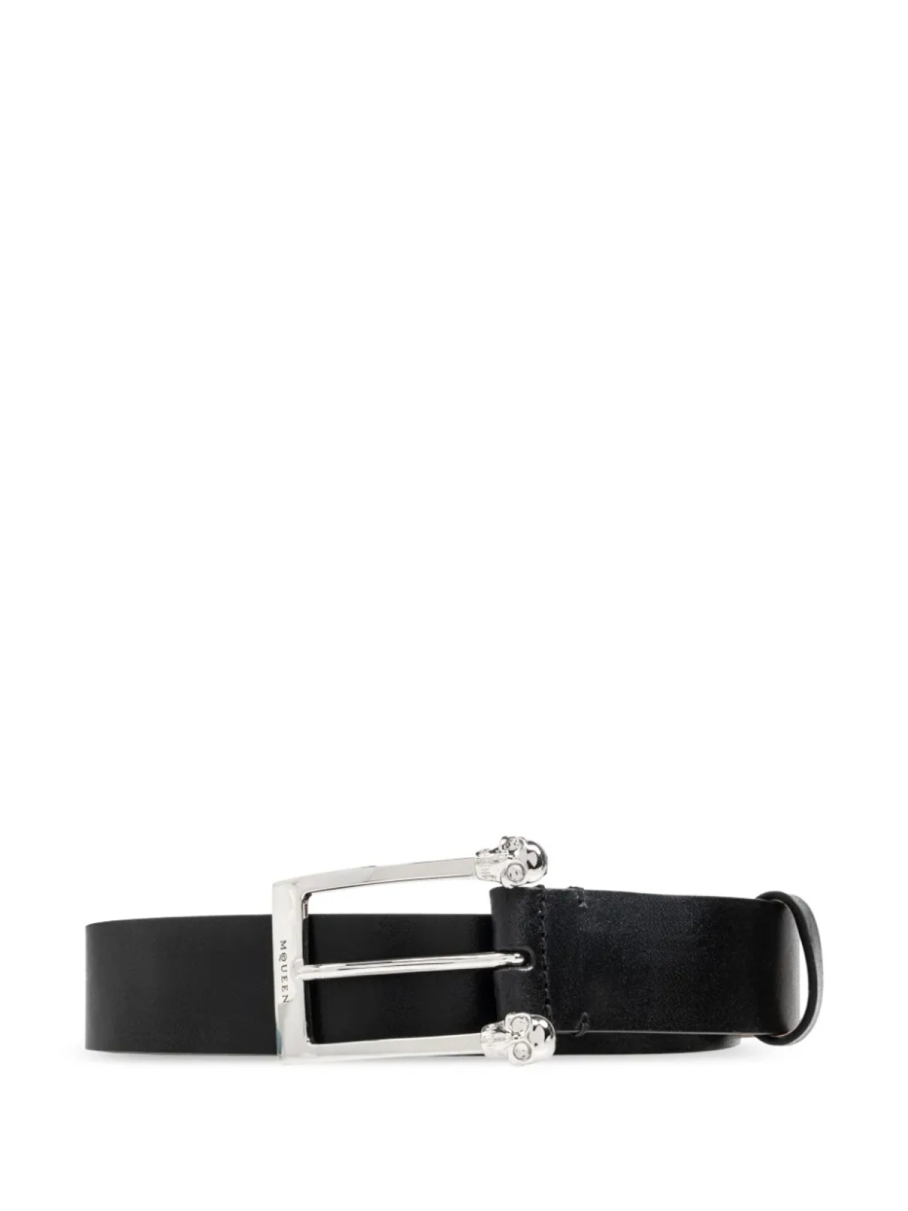 

Alexander McQueen ремень Twin Skull, черный