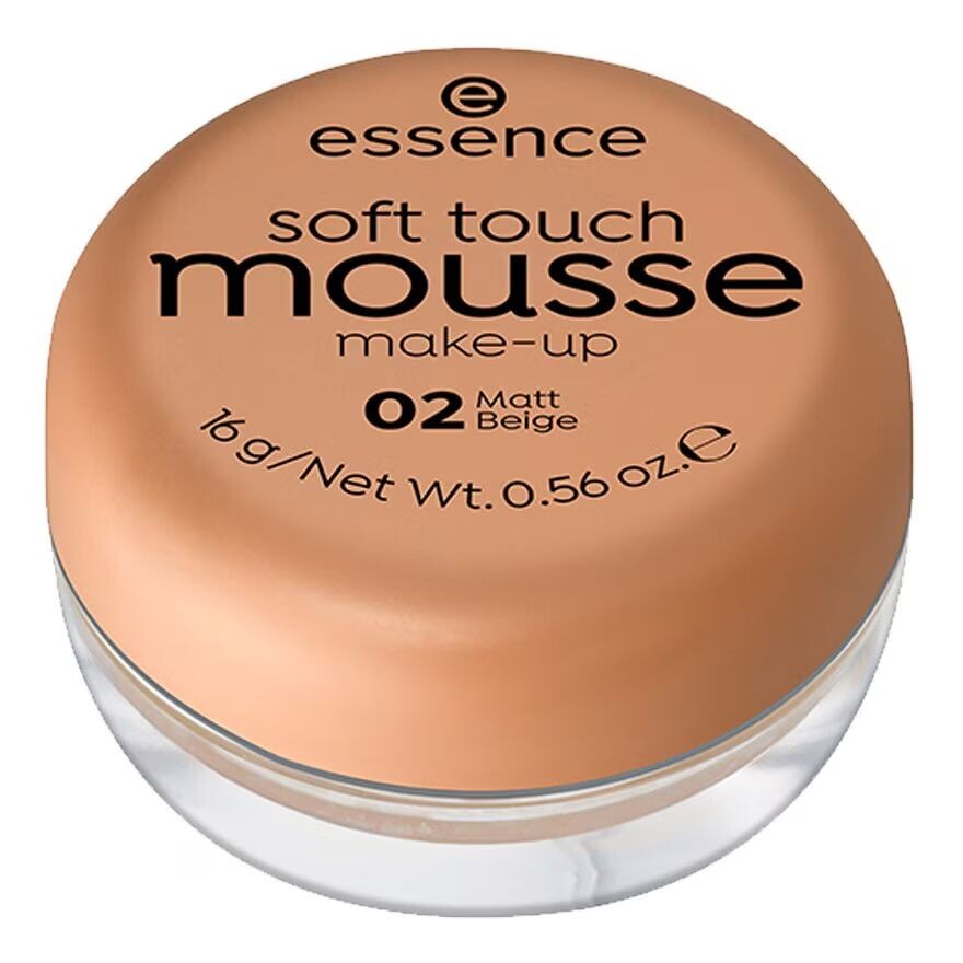 

Essence Soft Touch Mousse Make-up 02 Матовый Бежевый, Matt Beige