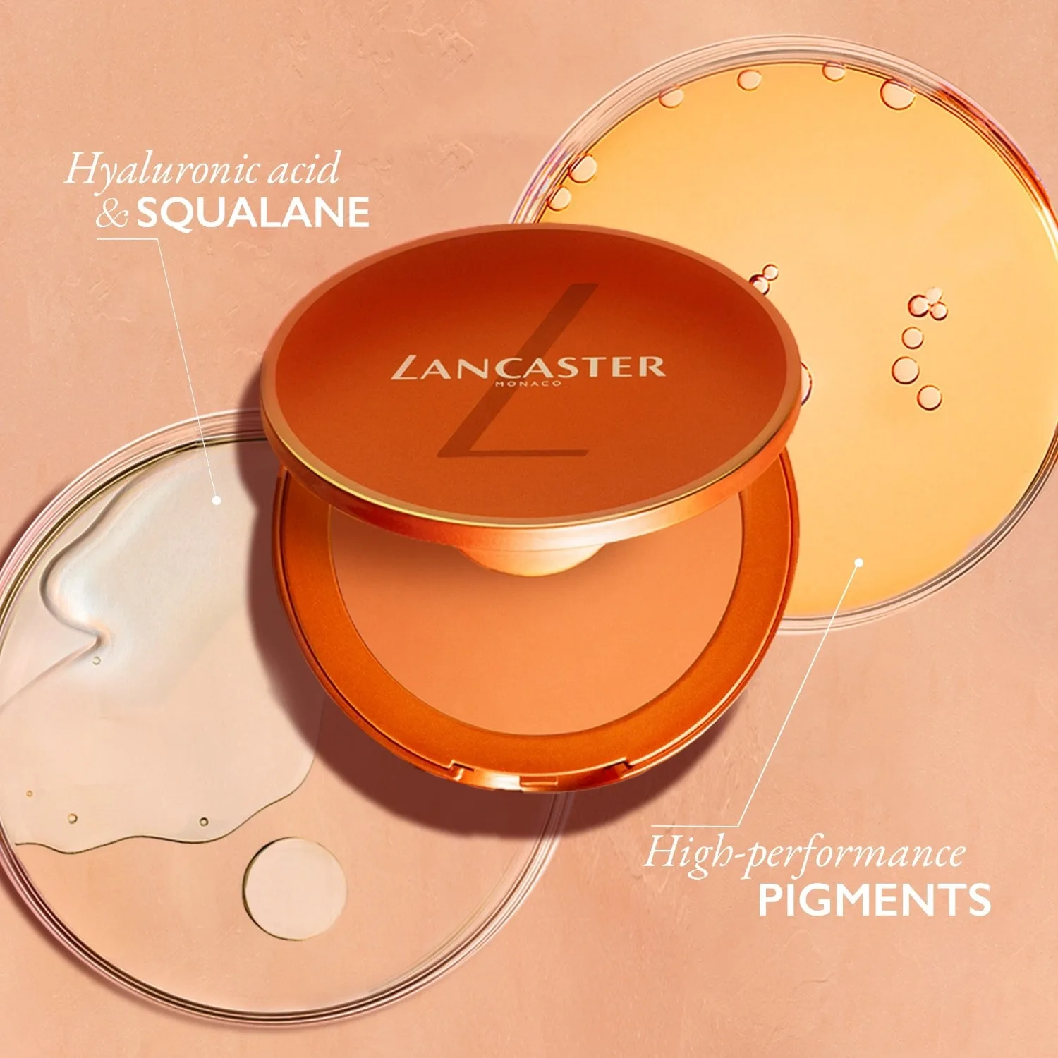Тональный крем Infinite Bronze Tinted Protection Sunlight Compact Cream LSF50 Lancaster, 9 гр — фото 4