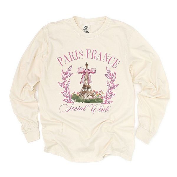 

Coquette paris social club футболка с длинным рукавом garment dyed Simply Sage Market, Ivory