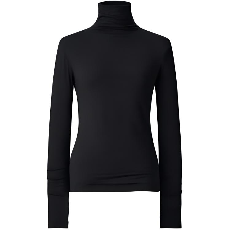 Футболка женская с рукавом реглан C Collection Drop Shoulder UNIQLO, черный — фото 2