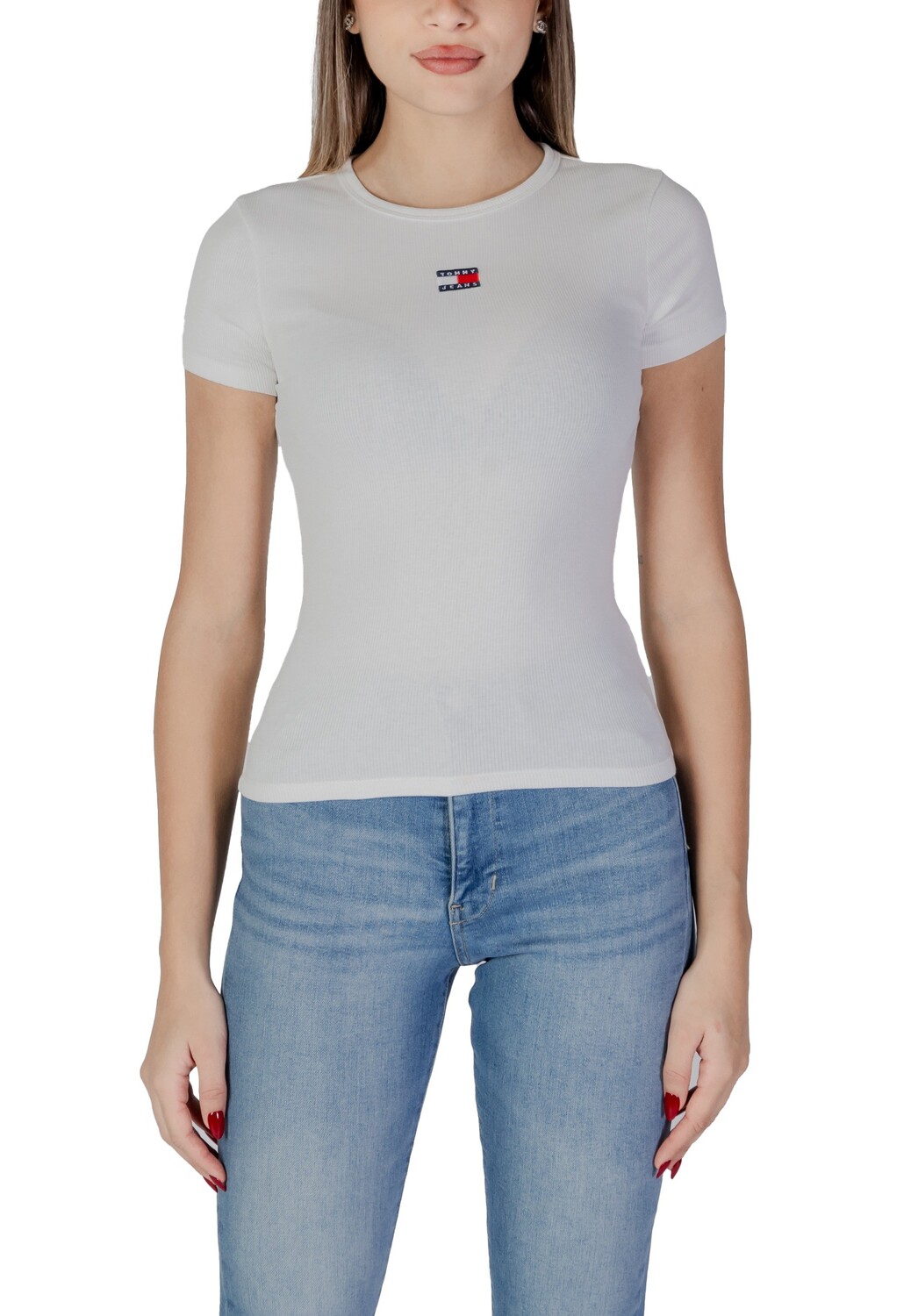 

Футболка женская Tommy Jeans однотонная, белый