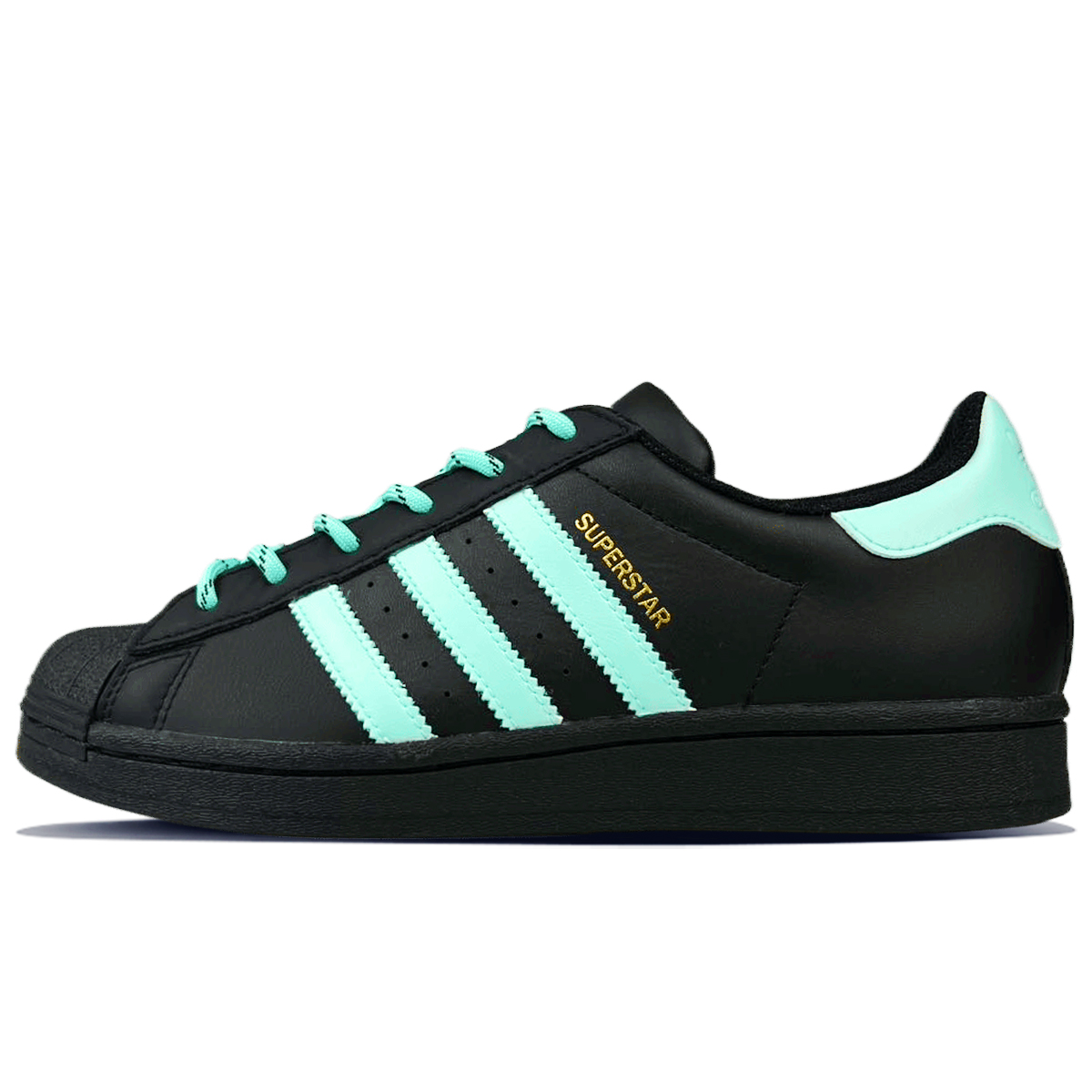 

Adidas Originals Superstar J противоскользящие износостойкие низкие детские скейтбординговые кроссовки Emerald для подростков