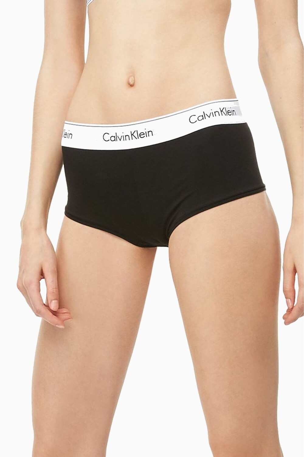 

Хлопковые трусы с логотипом хипстеров Calvin Klein, черный