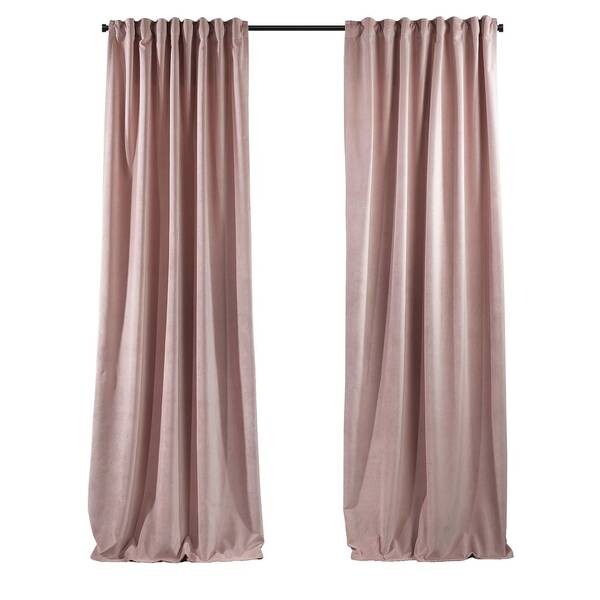 

Бархатная штора Puude Home Design 280145, 25x1x280 см цвет safrangelb