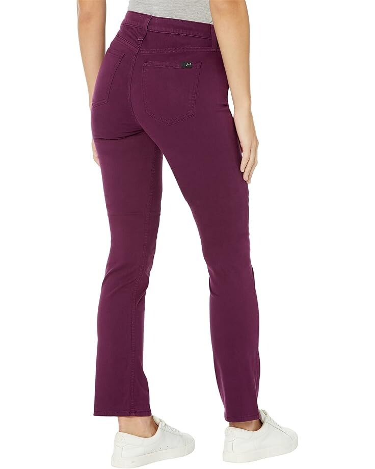 

Джинсы JEN7 Sateen Slim Straight, цвет Deep Pomegranate