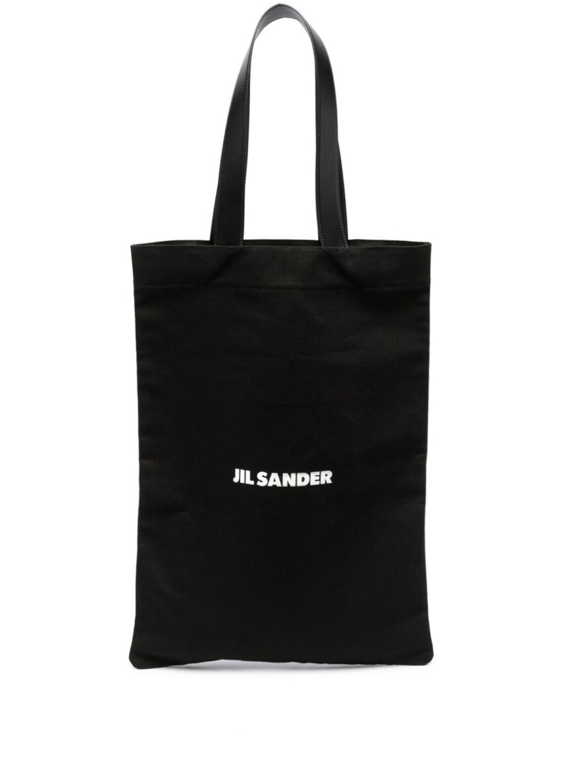 

Jil Sander сумка-тоут из канваса с логотипом, черный