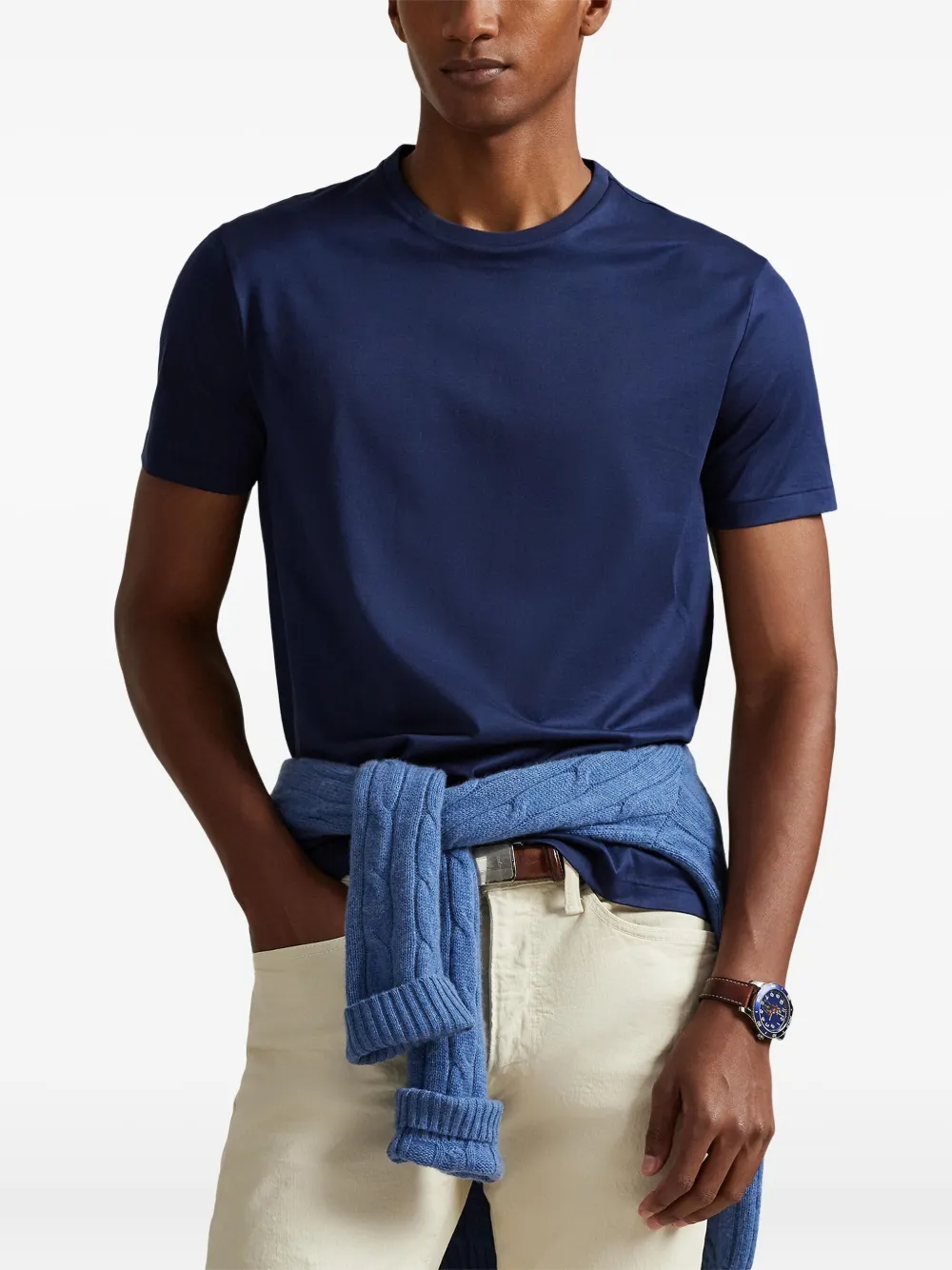Футболка Lisle Polo Ralph Lauren, синий — фото 3