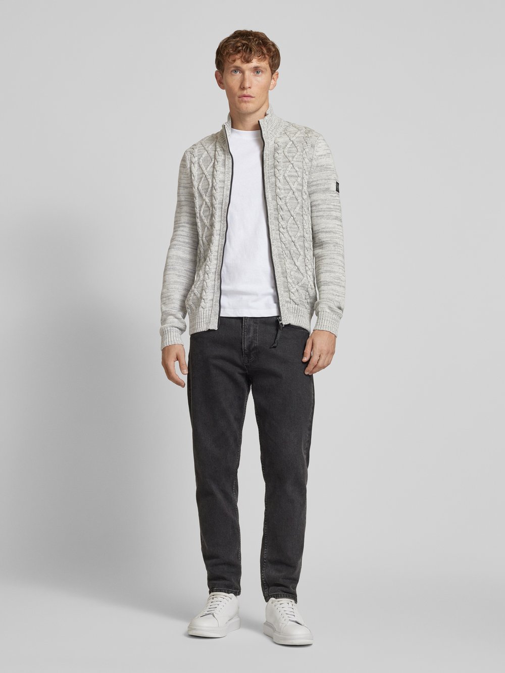 

Кардиган с воротником-стойкой Lerros, кремовый