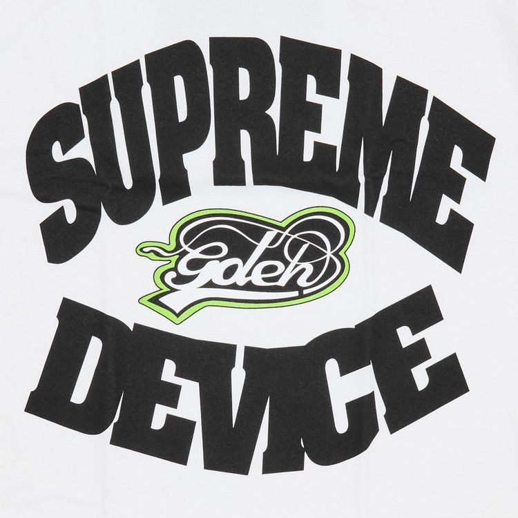Футболка Supreme x Goodenough Device Tee, White — фото 3