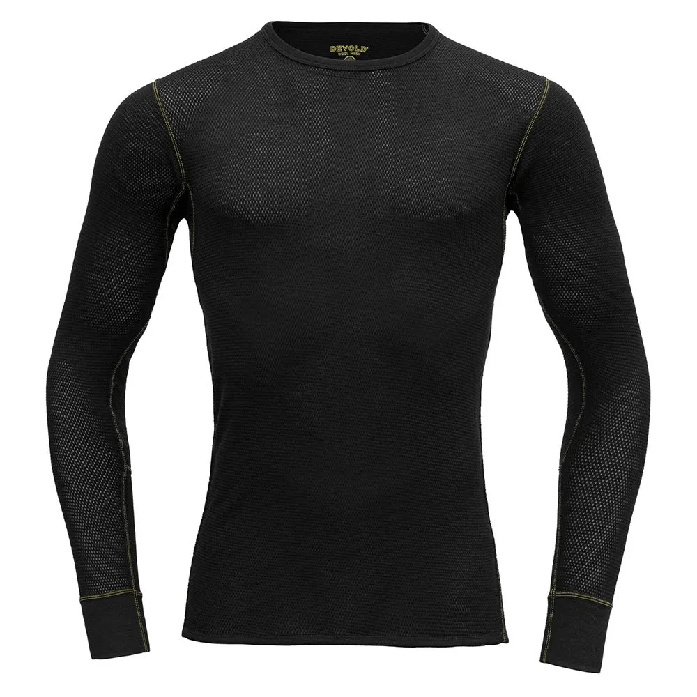 

Базовый слой DEVOLD OF NORWAY Wool Mesh 190 long sleeve, черный