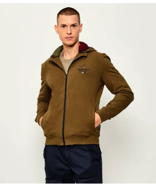 

Толстовка Regular fit Aeronautica Militare, зеленый