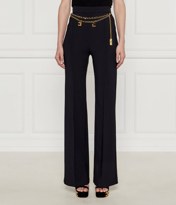 

Брюки Flare fit Elisabetta Franchi, черный