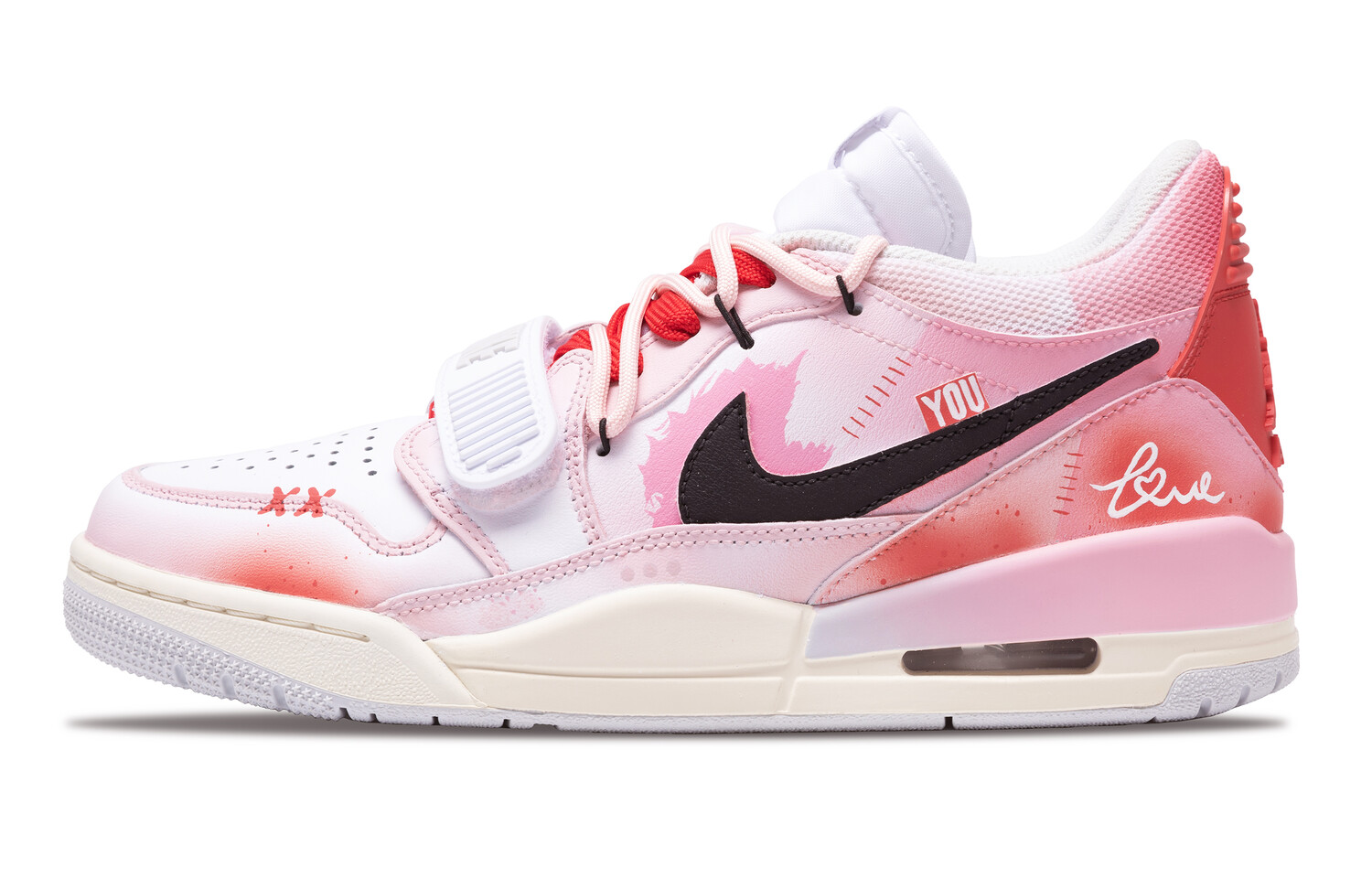 

Кроссовки Jordan Legacy 312 Vintage Basketball Shoes Women's Low-top White, цвет Rose