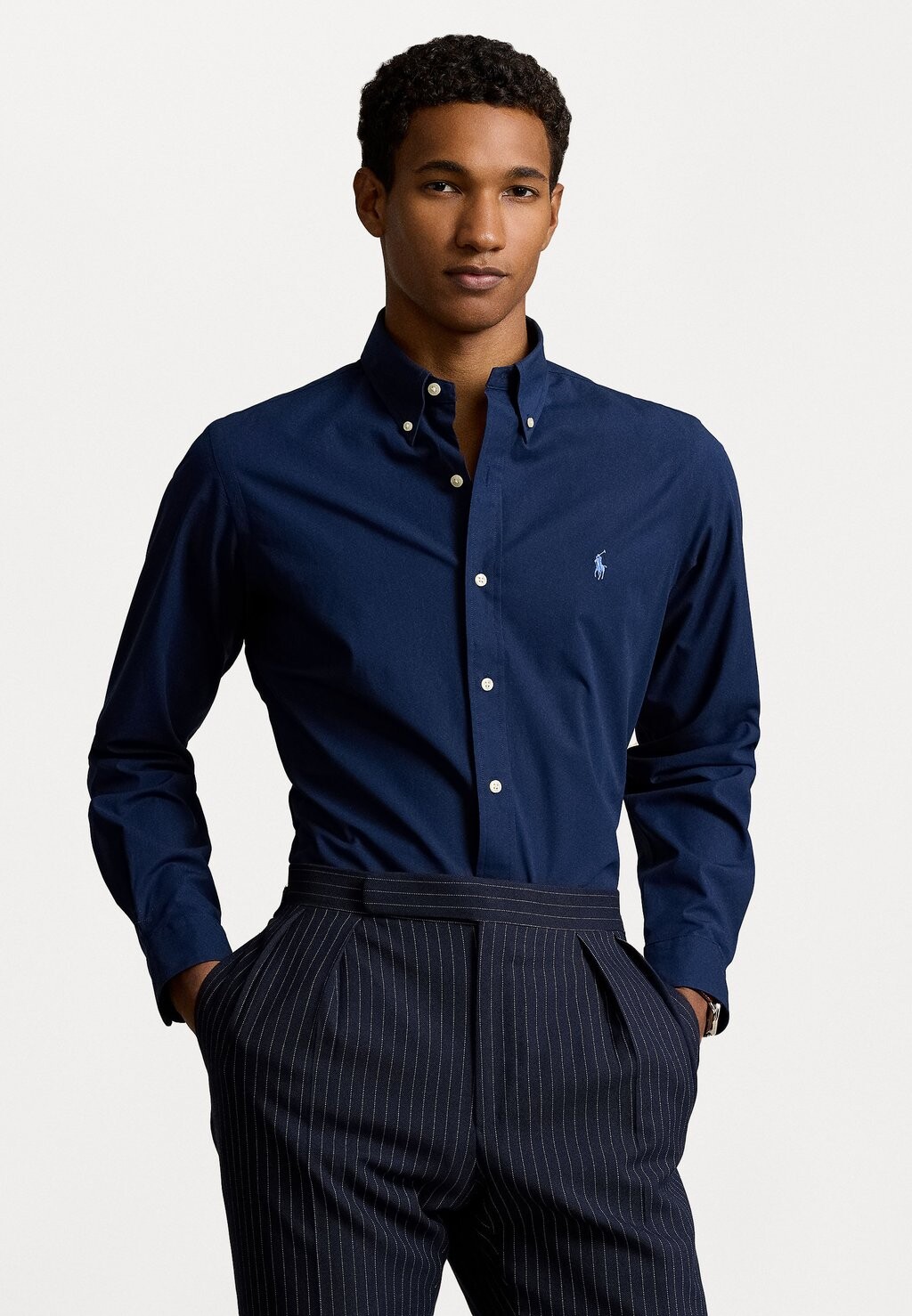 

Рубашка Polo Ralph Lauren, цвет newport navy