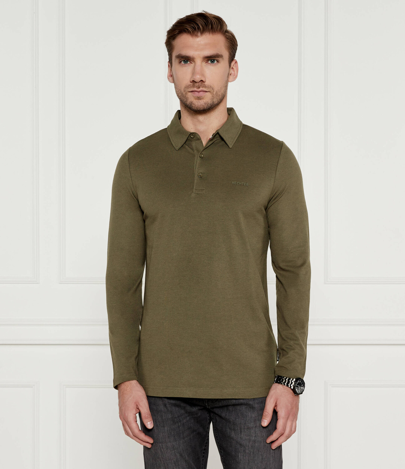 

Поло Hechter Paris Regular Fit, цвет cachi