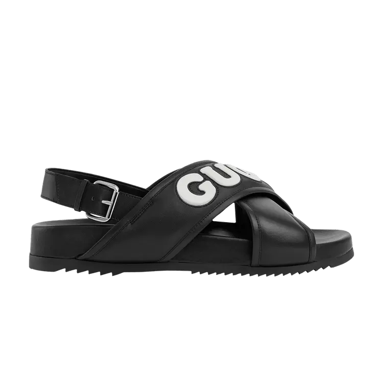 

Сандалии Gucci Crossover Sandal Black White, черный