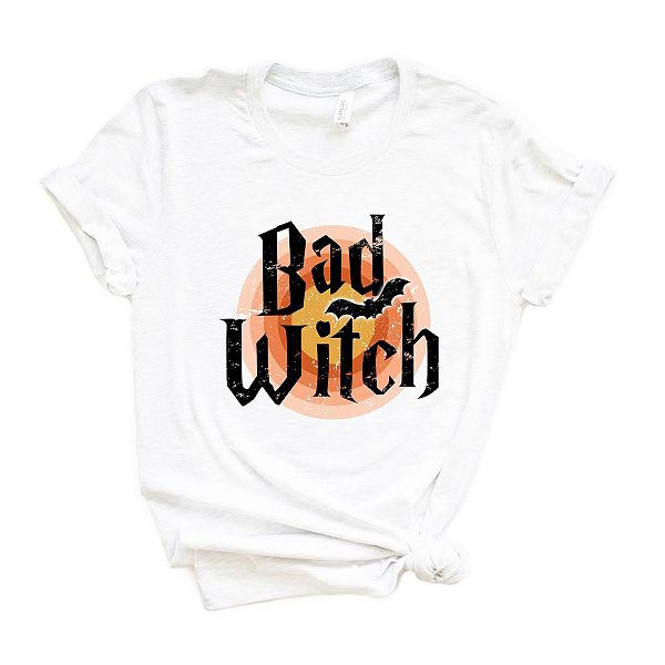 

Футболка Bad Witch с коротким рукавом и принтом Simply Sage Market, White, Белый, Футболка Bad Witch с коротким рукавом и принтом Simply Sage Market, White